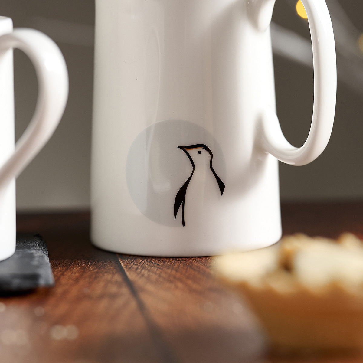 Personalized Mug - Penguin Mug - Winter Penguin Mug, Lover Gift