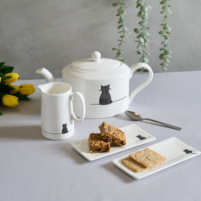Cat Collection Tea Pot with Mini Trays