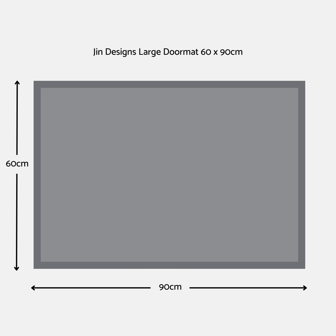 Jin Designs Doormat Size