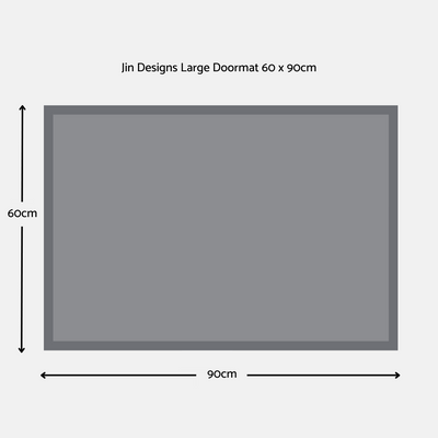 Jin Designs Doormat Size