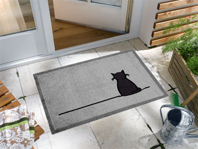 Sitting Cat Large Doormat, 60 x 90cm