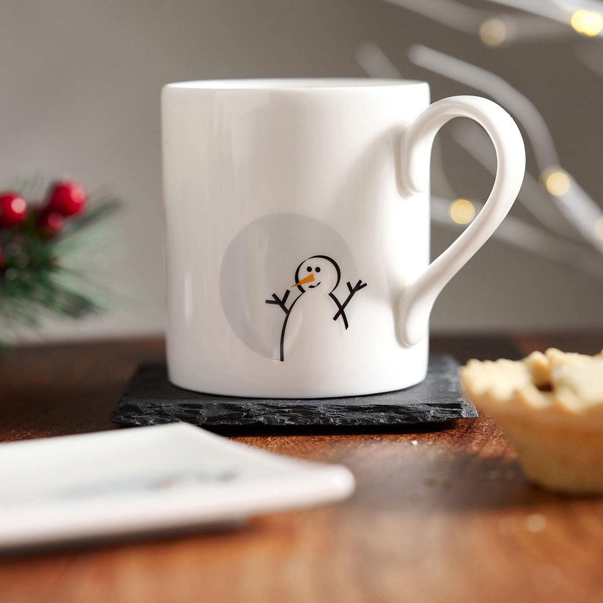 Snowman in the Window Mug