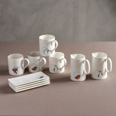 Winter Collection Mugs and Mini Trays and Jugs