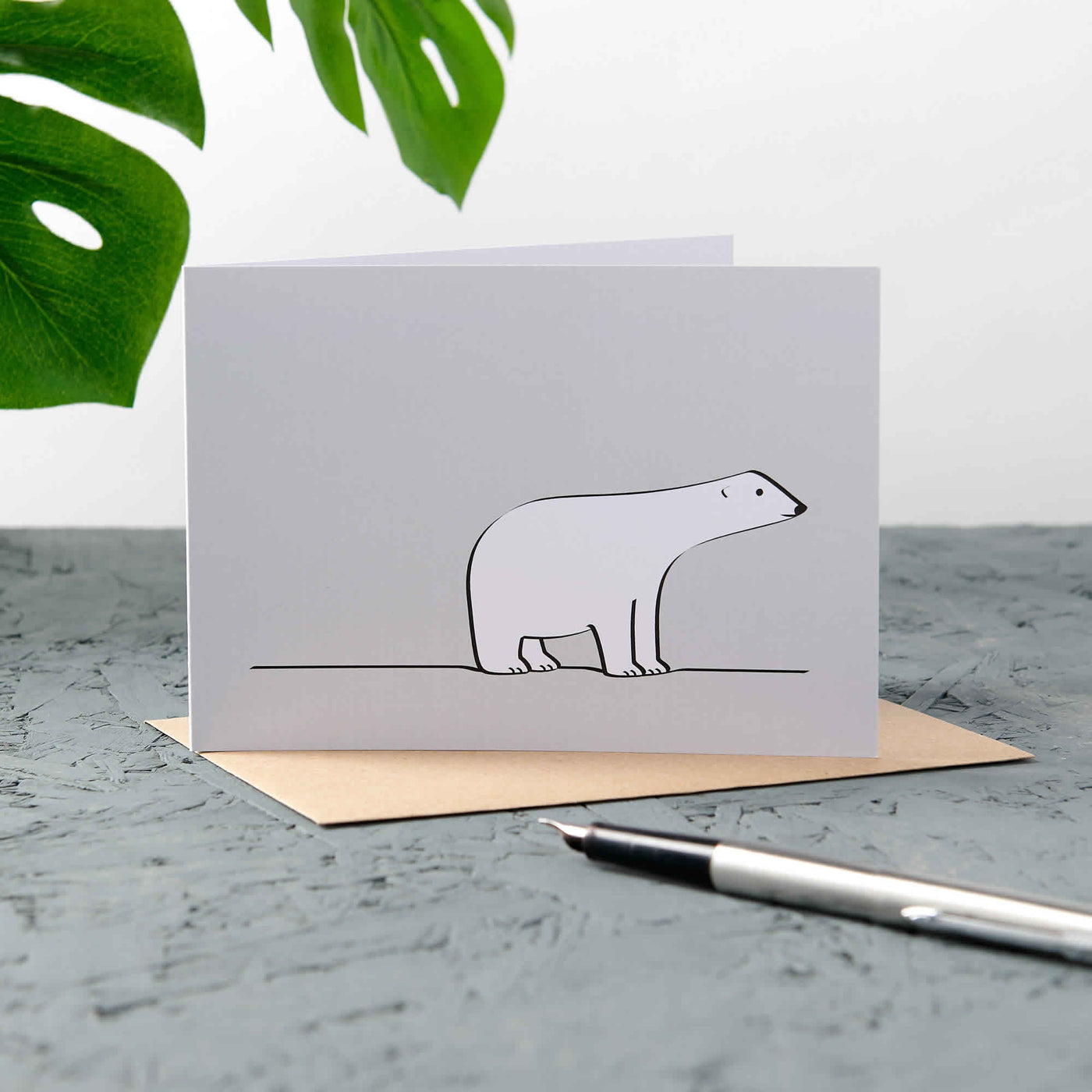 Polar Bear Cards, Pack of Four