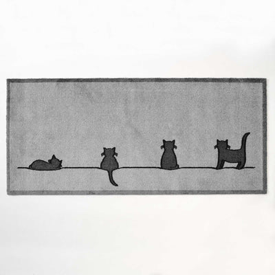 Cat Collection Runner Doormat 60cm x 140cm