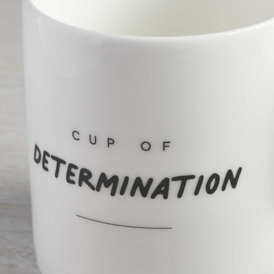 Cup of Determination Mug close up