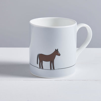 Horse Mug, Fine Bone China, Horse Lover Gift