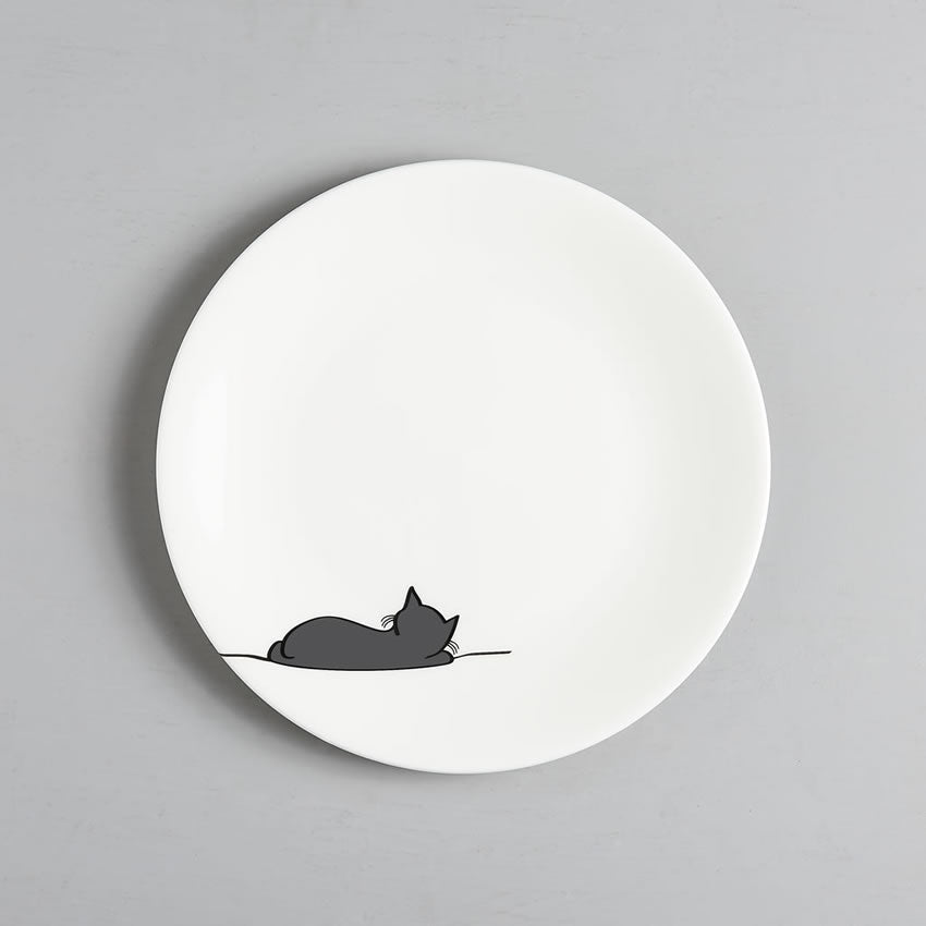 Sleeping Cat Plate