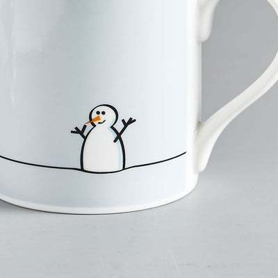 Snowman Mug Close Up