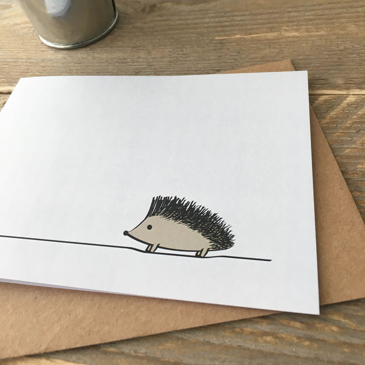 Close up of Hedgehog Card
