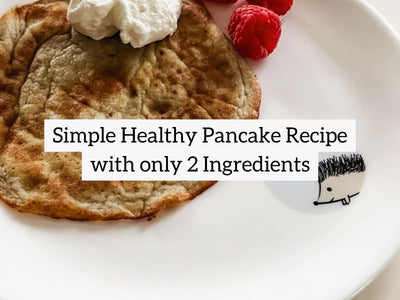 Really Simple Healthy Pancake Recipe with only 2 Ingredients