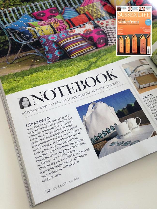 Beach Huts Feature in Sussex Life Magazine