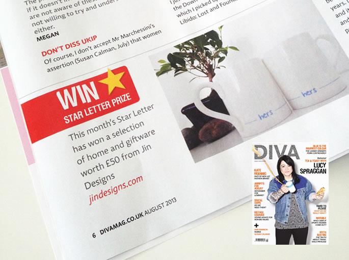 Lucky DIVA Reader Wins Jin Designs Prize