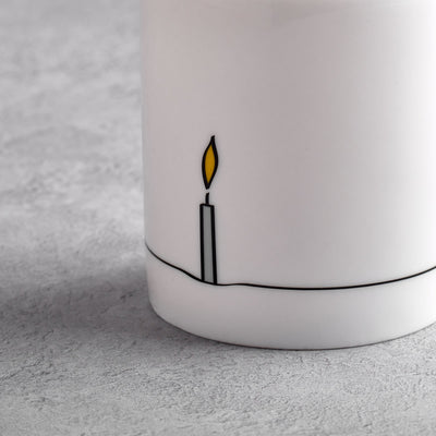Candle Mug, Gift for Loss