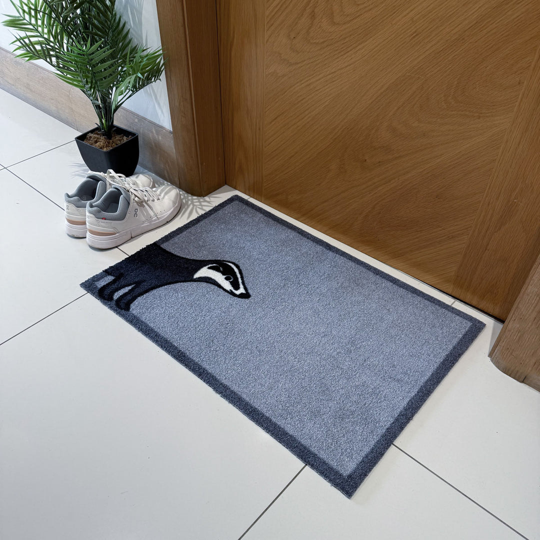 Badger Doormat in hallway