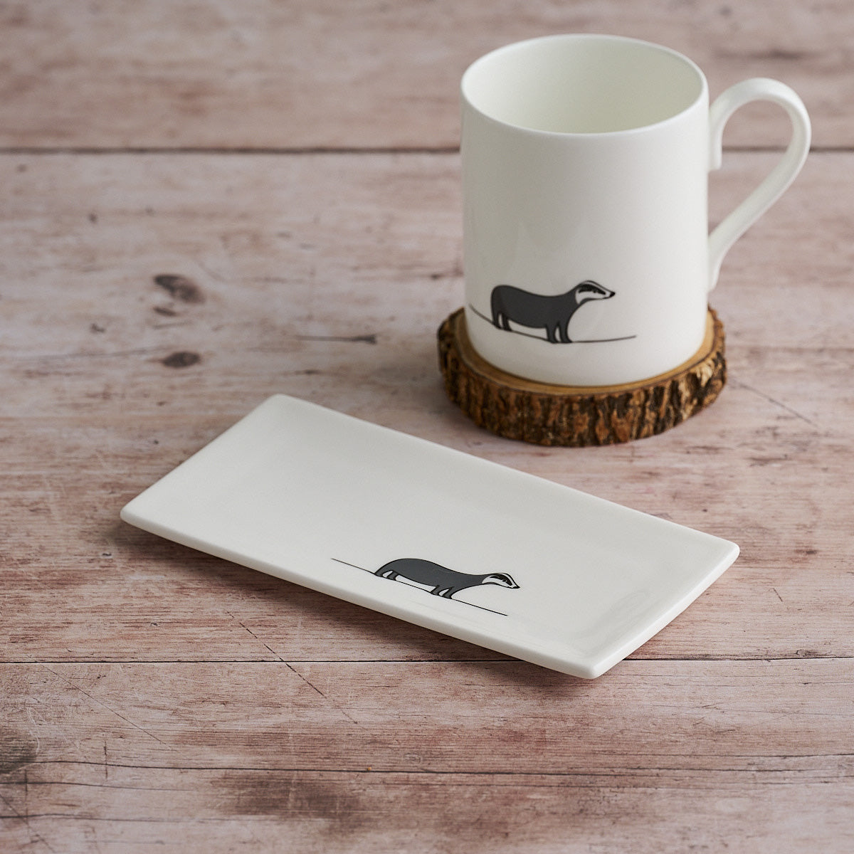 Badger Mini Tray with Mug