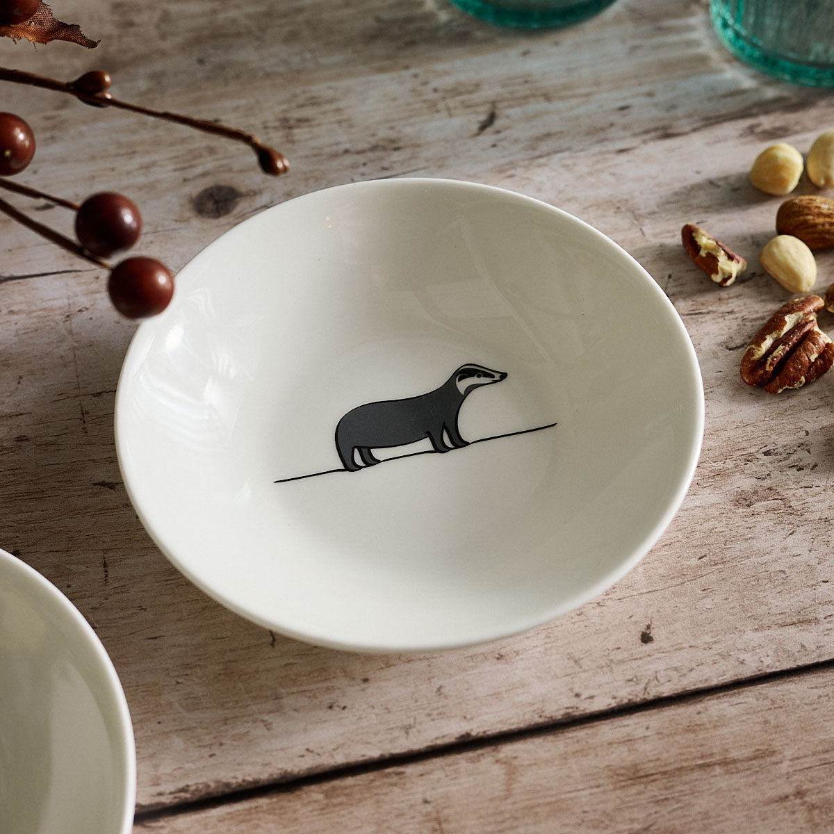Badger Nibble Dish with nuts