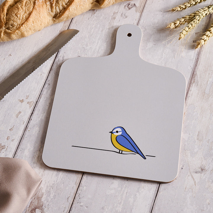 Blue Tit Medium Chopping Board 29cm x 21cm