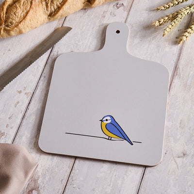 Blue Tit Medium Chopping Board 29cm x 21cm