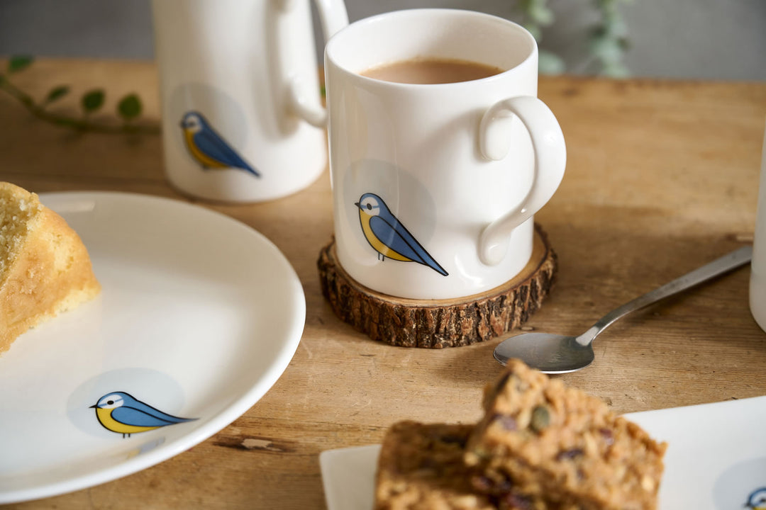 Blue Tit Mug and Side Plate