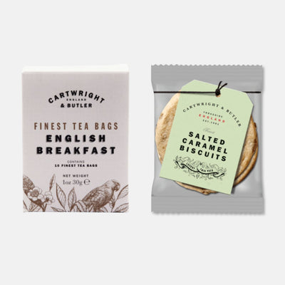 English Breakfast Tea and Salted Caramel Twin Pack Biscuits