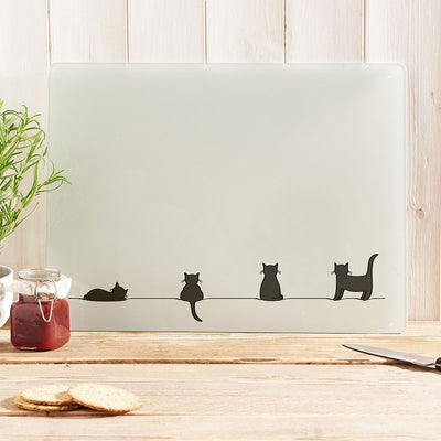 Cat Collection Glass Worktop Saver