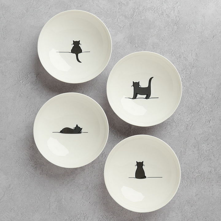 Standing Cat Pasta Bowl
