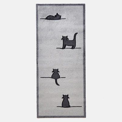 Cat Collection Runner Doormat (Portrait)