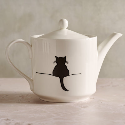 Cat Collection Teapot from the back