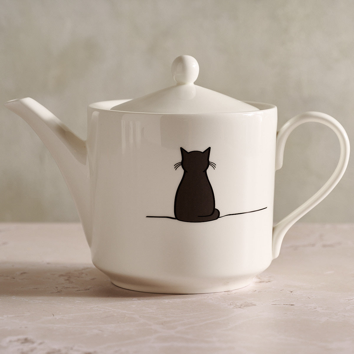 Cat Collection Teapot from the front