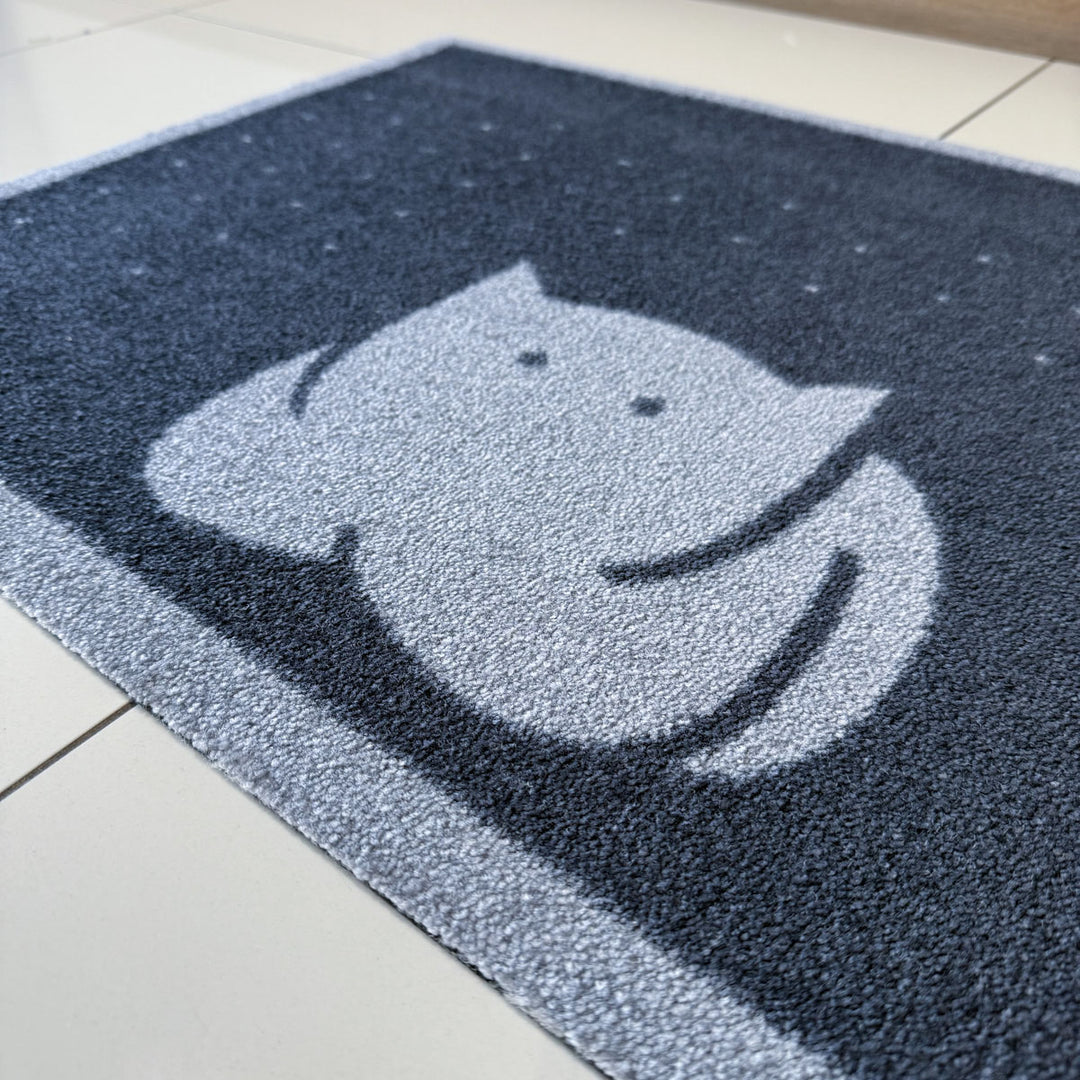 CatLoaf Doormat close up