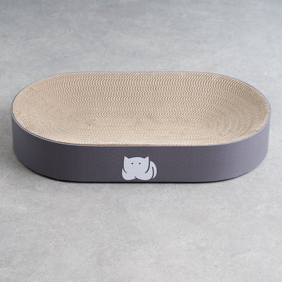 CatLoaf Extra Large Oval Cat Scratcher Bed 63cm x 35cm