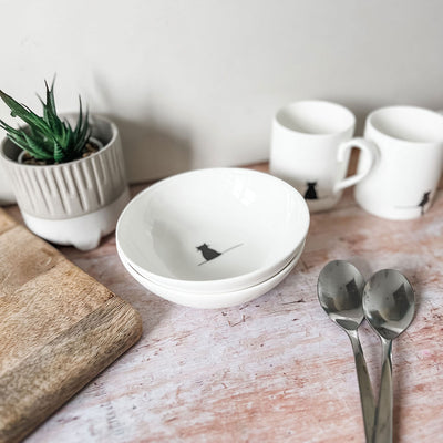 Cat Cereal Bowls with mugs