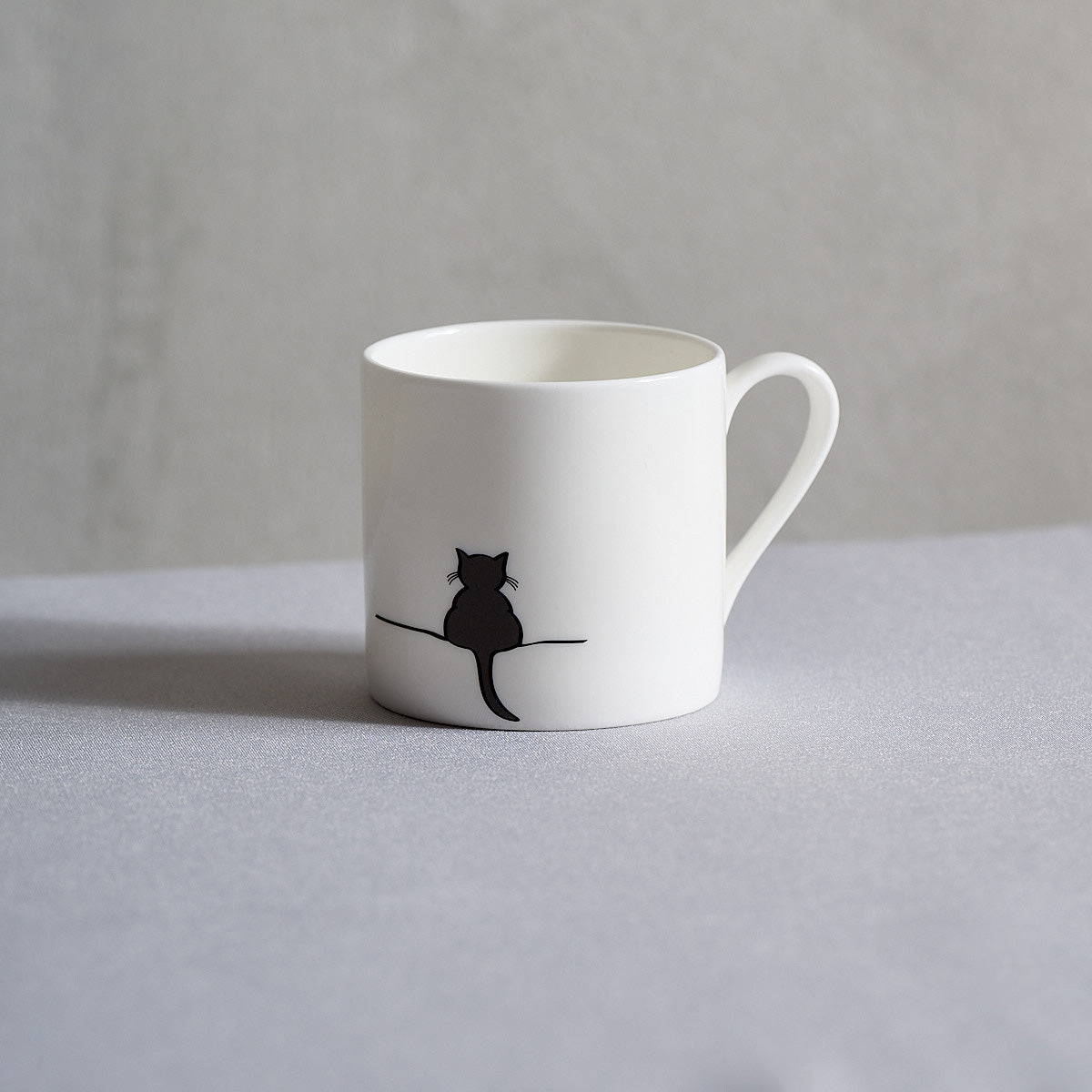 Crouching Cat Espresso Mug
