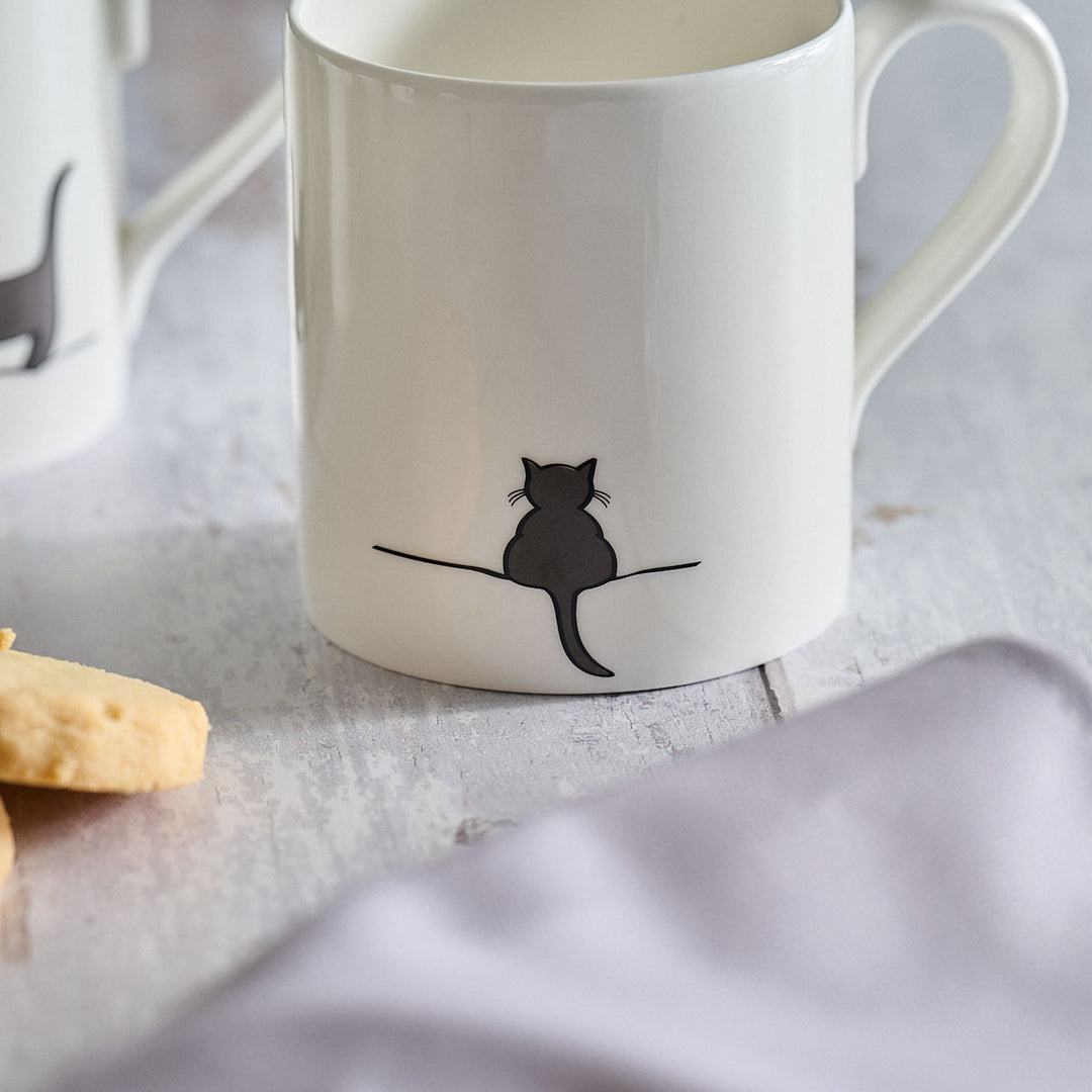 Crouching Cat Mug