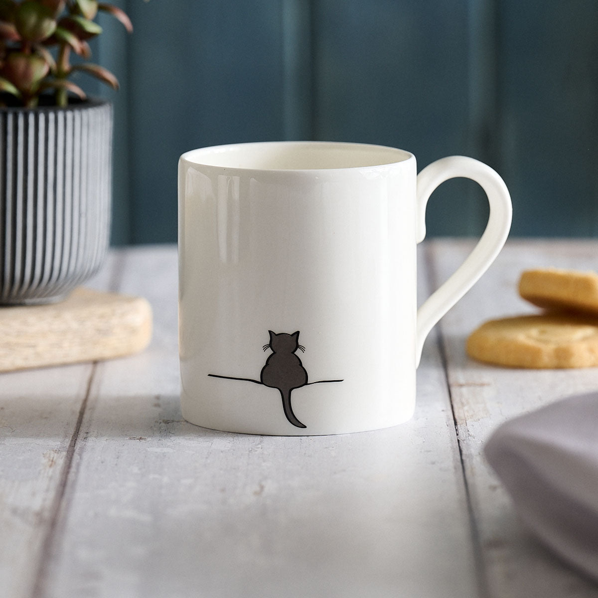 Crouching Cat Mug