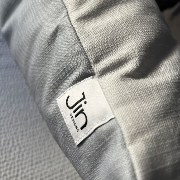 Jin Designs Cushion Label