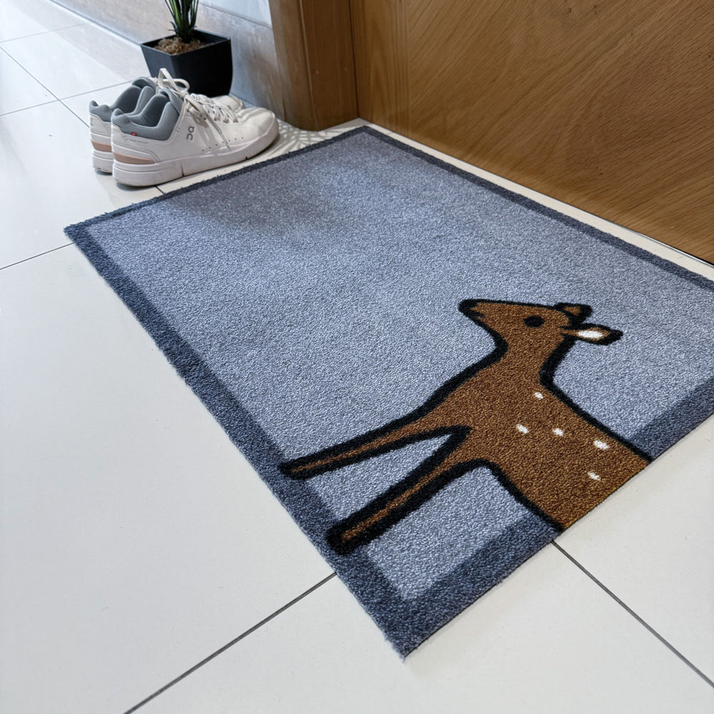 Deer Doormat in hallway