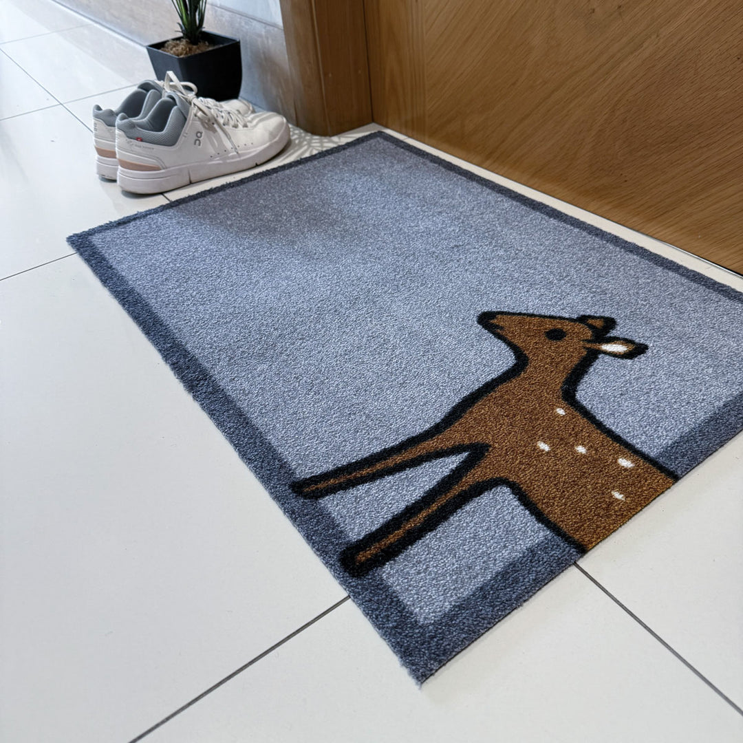 Deer Doormat in hallway
