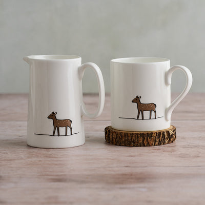 Deer Jug and Mug