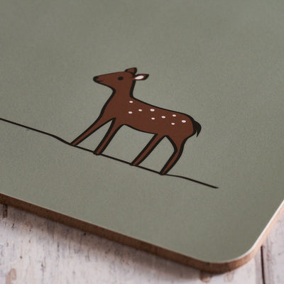 Deer Placemat close up