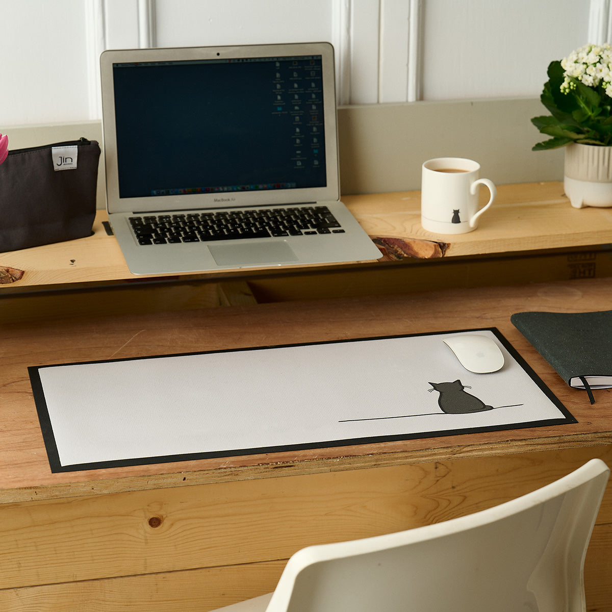 Sitting Cat Desk Mat