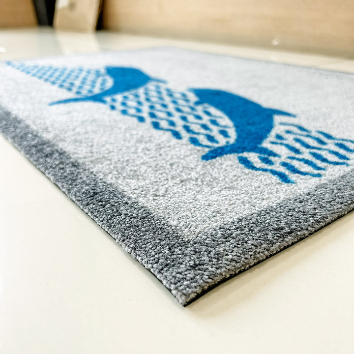 Dolphin Doormat close up