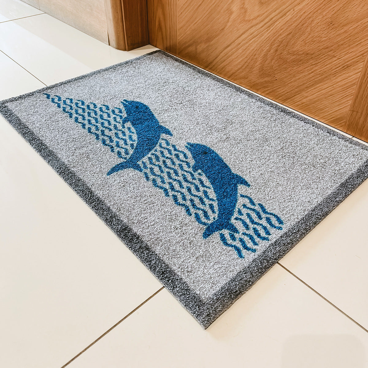 Dolphin Doormat in Hallway