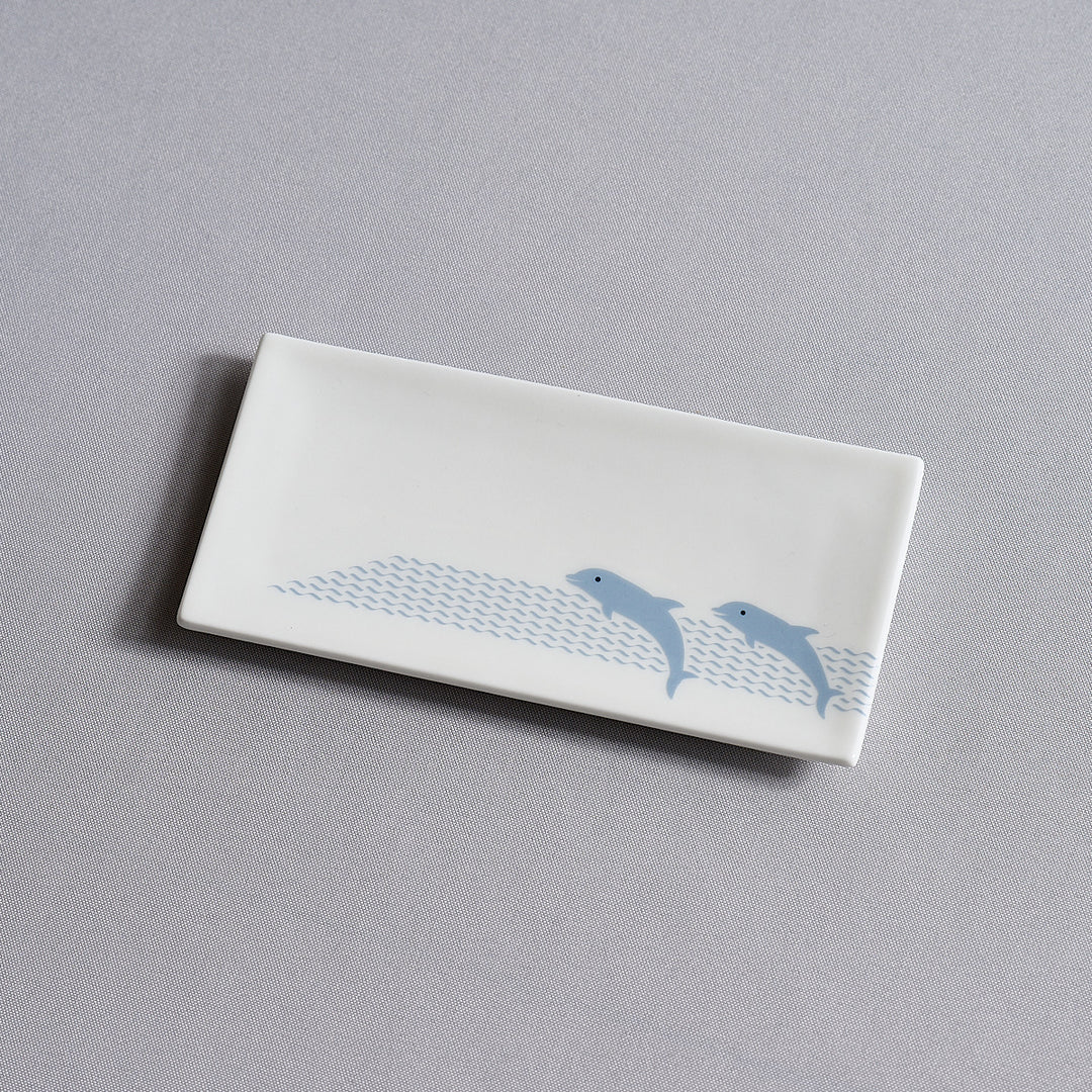 Dolphin Mini Tray, sea blue colour