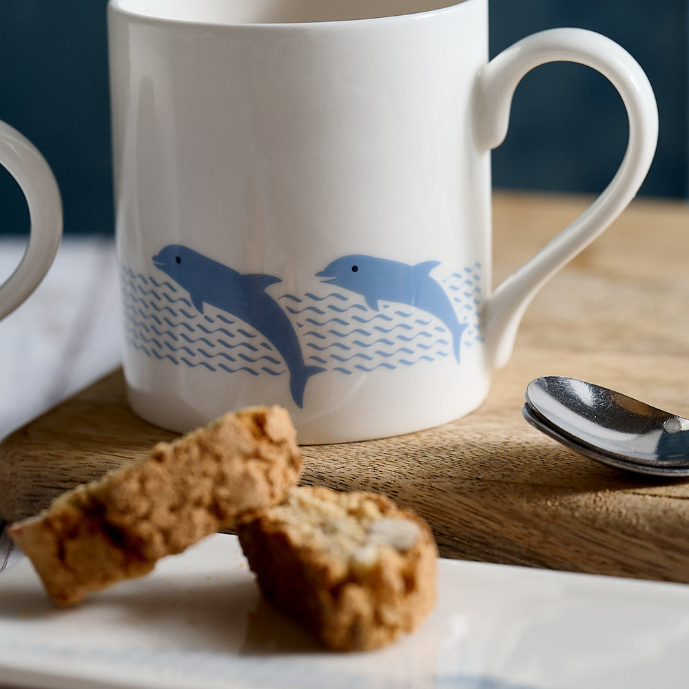 Dolphin Mug close up