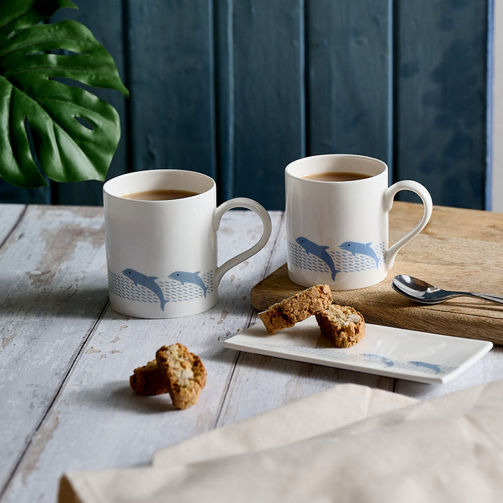 Dolphin Collection with mini tray and mugs