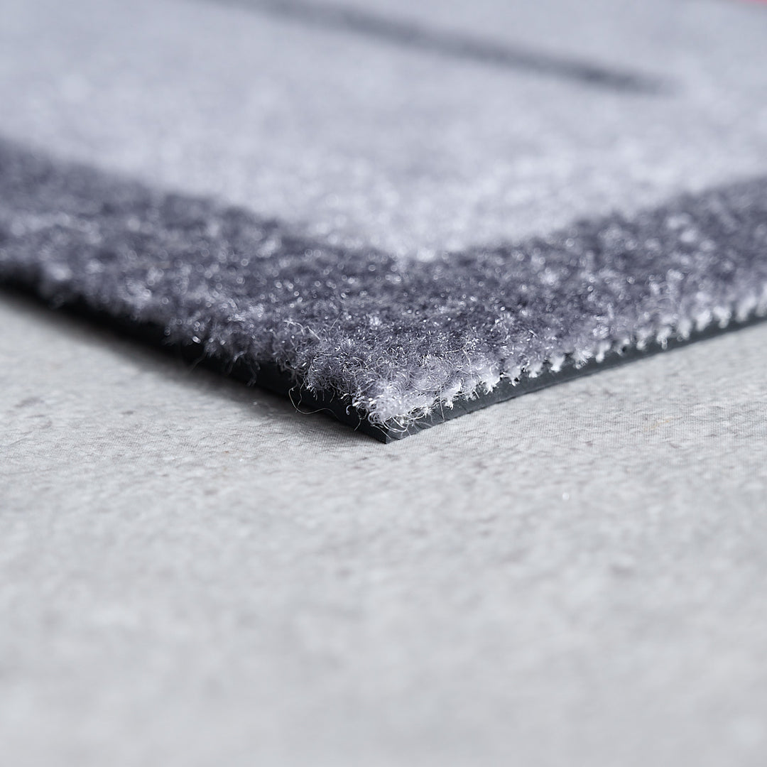 Grey Doormat corner close up