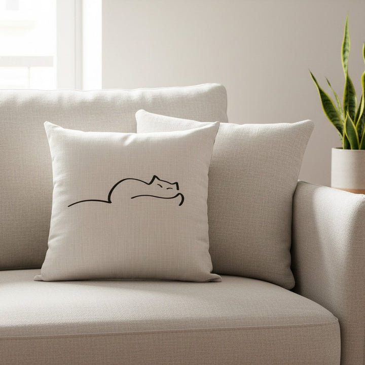 Dreaming Cat Cushion by Jin Designs