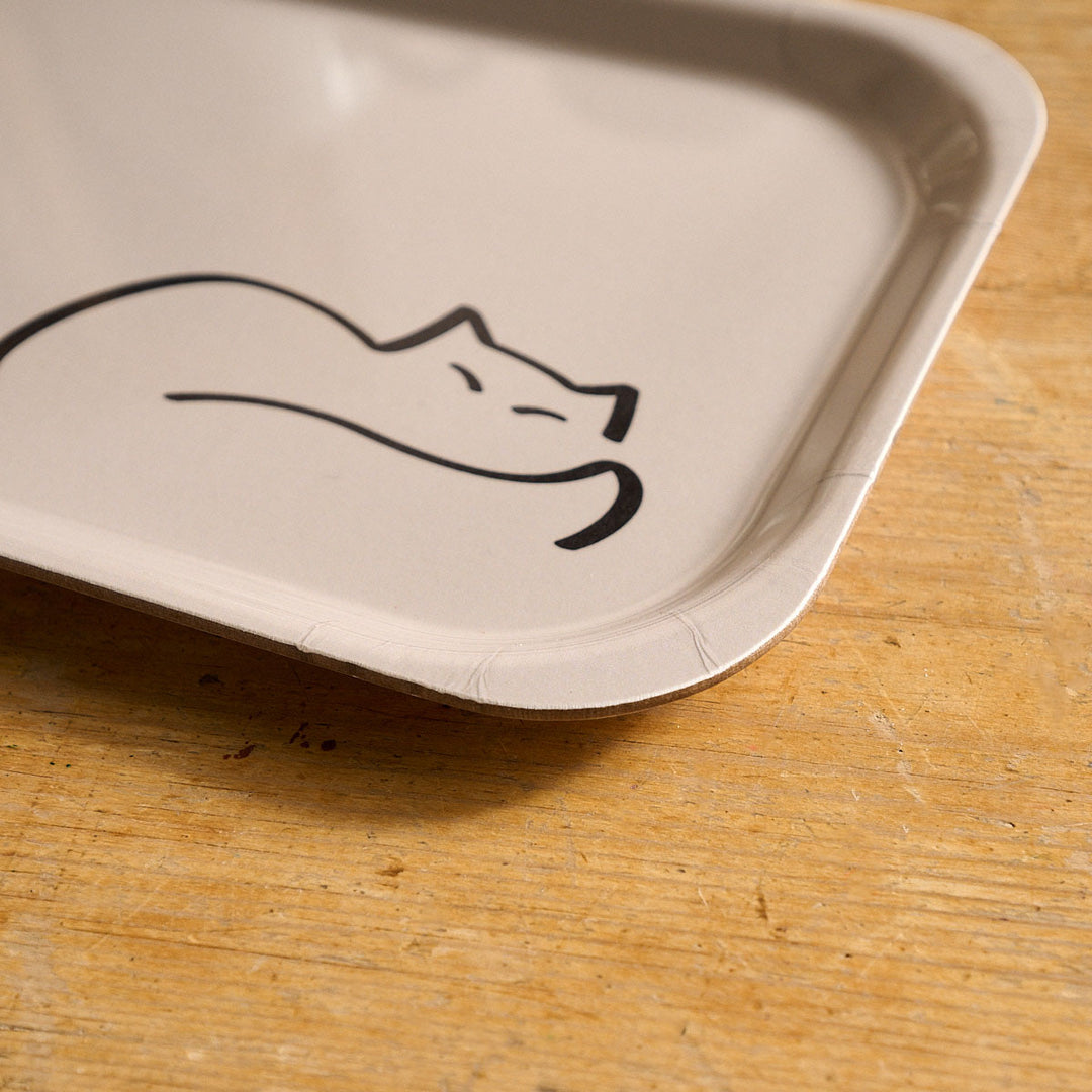 Dreaming Cat Small Tray 32cm x 15cm